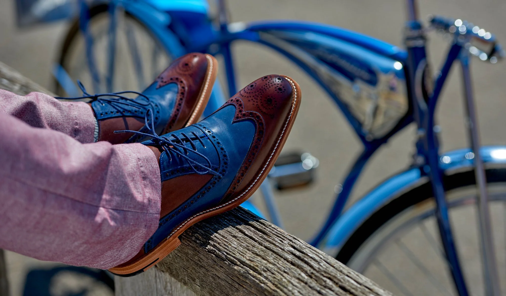 Valiant Multi - Multi Coloured Oxford Brogue - Image 6