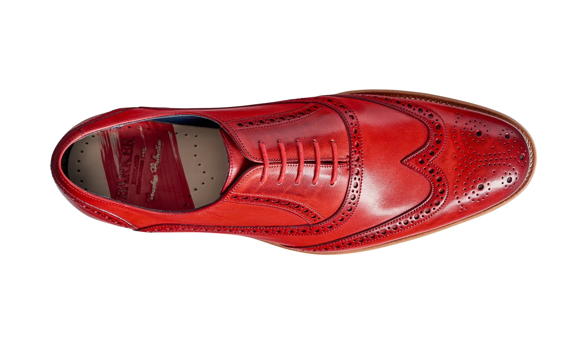 Valiant - Red Hand Painted Brogue - Image 4