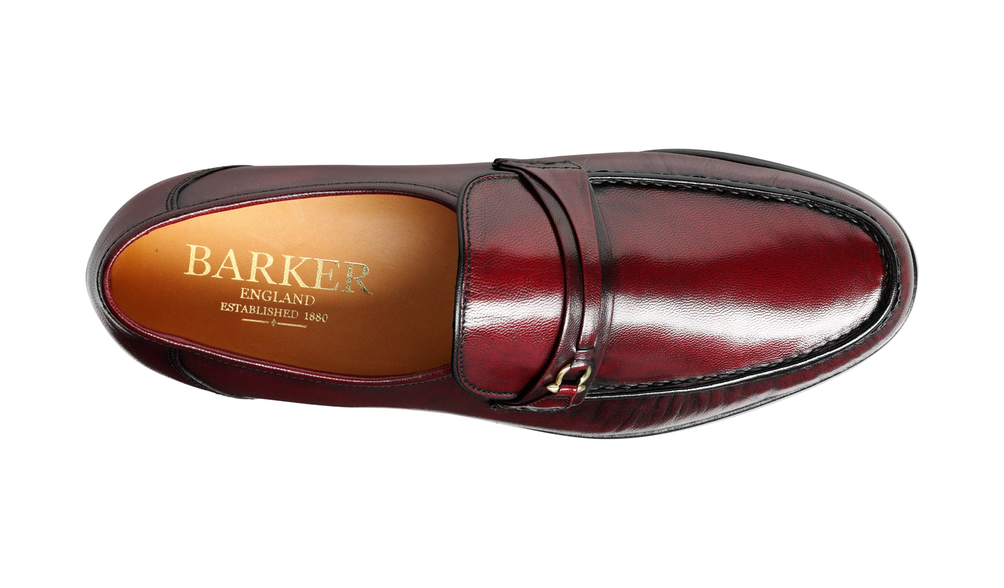 Wade - Burgundy Kid Loafer - Image 3