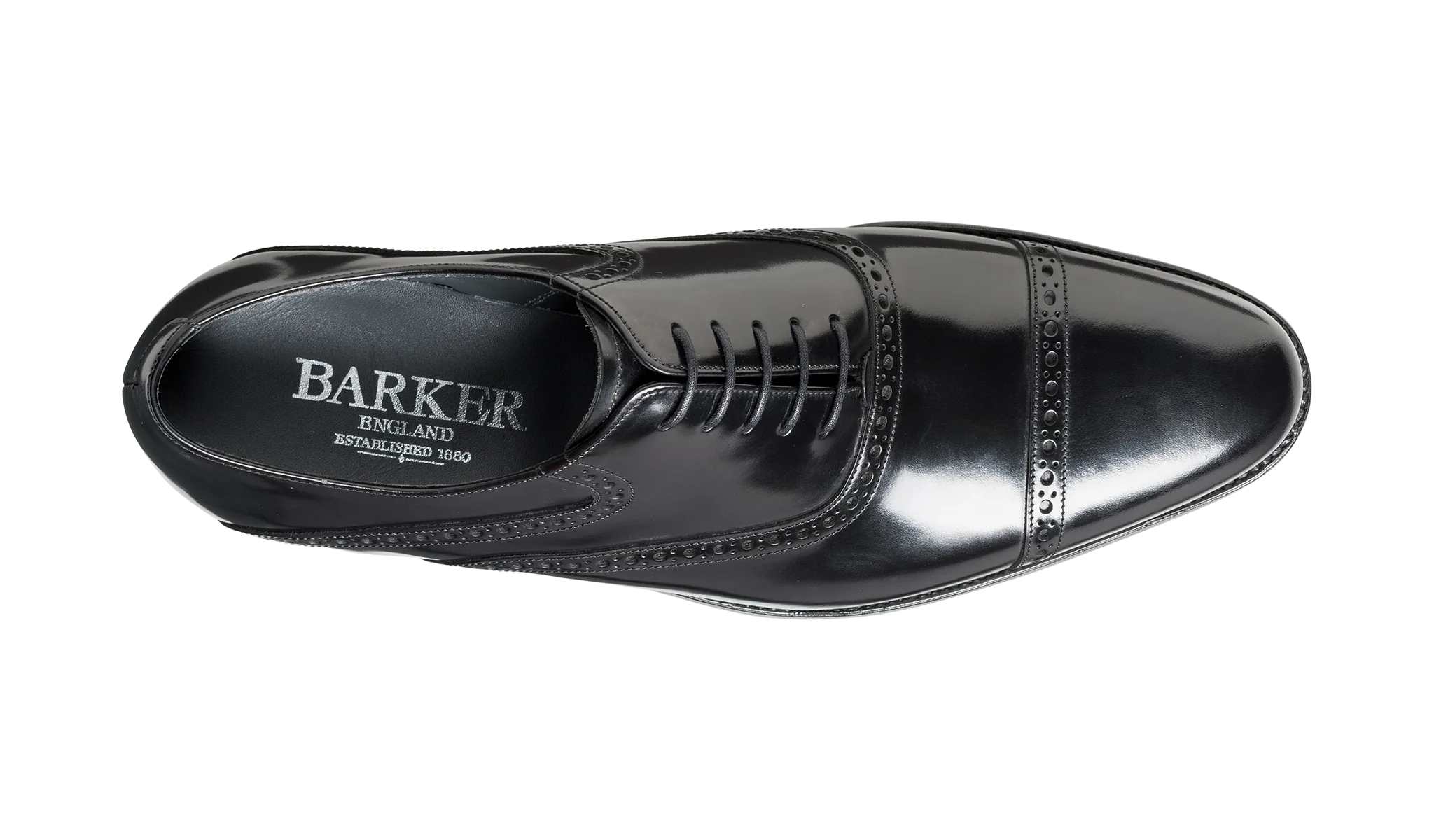 Wilton - Black Hi-Shine Oxford - Image 3