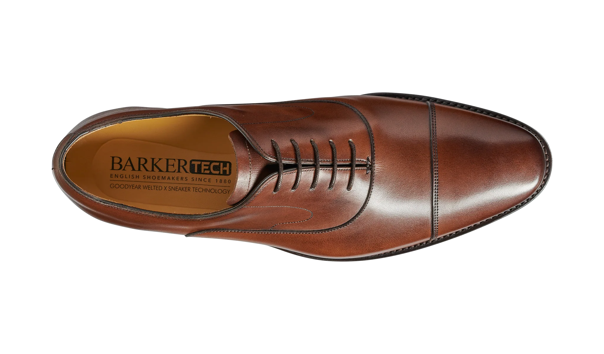 Wright - Walnut Calf Hand-Stitched Oxford - Image 3